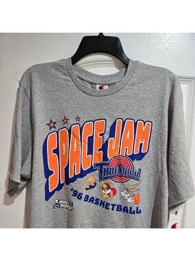 Space Jam Tune Squad Looney Tunes Graphic Tee By Champion - Men's Grey T-Shirt